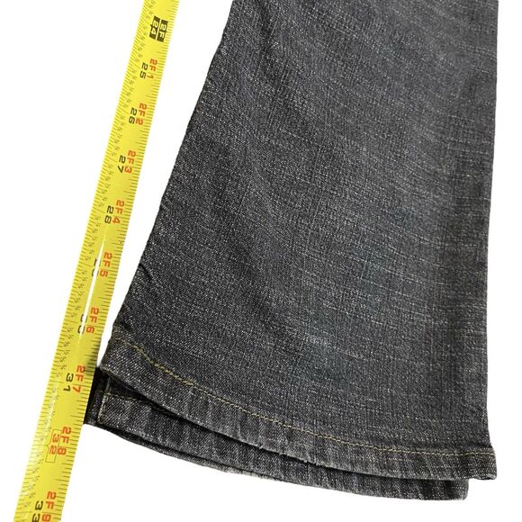 Women’s Levi’s 515 Nouveau Boot Cut Stretch 12 MIS M 32x32 Y2K Dark Wash Mid - Picture 11 of 12